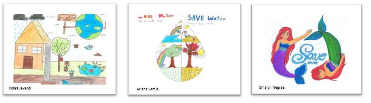 rain water harvesting poster for kids